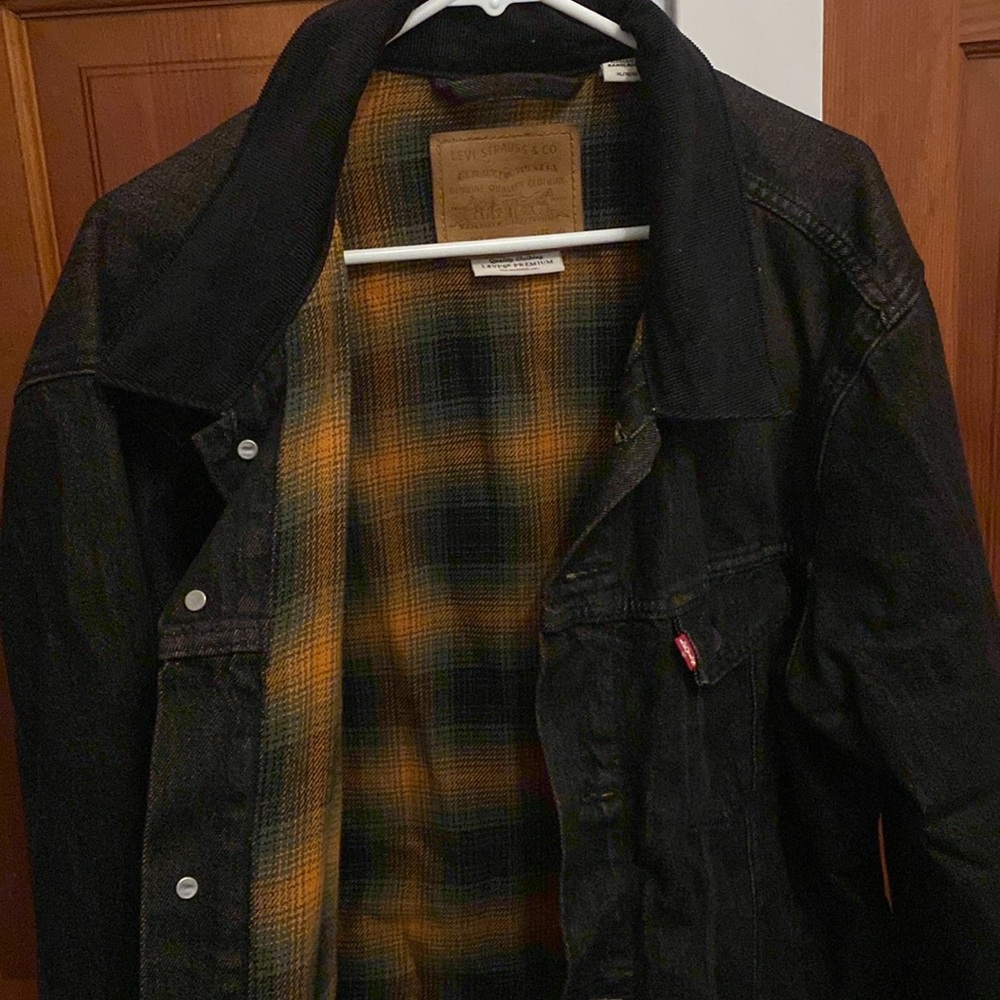 Levi’s Premium Heavy Duty Black Denim Jacket